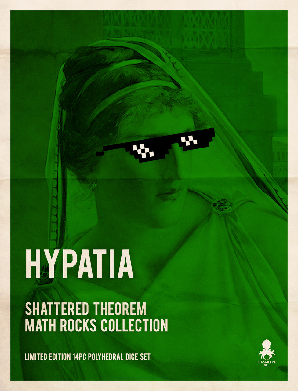 Hypatia: Shattered Theorem 14pc Limited Edition Polyhedral Dice Set
